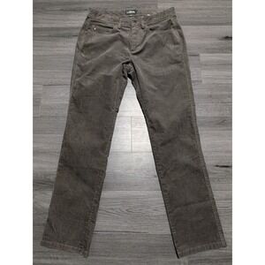 LINKSOUL Men's‎ Grey Cotton Polyester Blend Corduroy Golf Pants Size 32x29